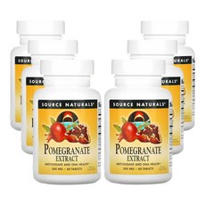 소스내추럴스 석류 추출물 500mg 60정, 6개