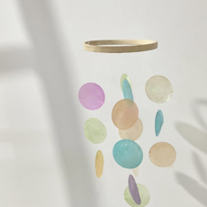 루체트리 썬캐쳐 자개 모빌 마크메라 홈데코 캠핑 방꾸미기 조개 인테리어 집들이선물 장식품, B화이트자개