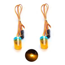 Chanmoo 1/10 1/14 RC Car Led Flash Lights Police OD 13MM Multi-Function 360 Degree Rotating Flashi
