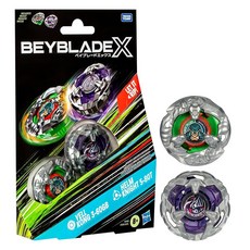 Beyblade X Yell Kong 3-60GB 및 Helm Knight 5-80T 듀얼 팩 세트 오른쪽 스피닝 탑 2개 만 8세 남아 여아용 배틀링 장난감 174494, Bey Blade BEYBLADE X Yell Kong, 1개