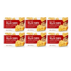 4번구워 더 바삭한 퀴노아 크래커, 6개, 340g