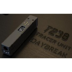 T238 Tracer Unit Daybreak 多功能RGB發光器 內建測速紀錄 碳纖維外殼 14mm逆牙, 1個