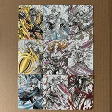 適暢專營 死神手繪燙金簽名高顏值收藏卡牌三本套裝 源柳齋朽木白哉市銀丸露琪亞, 死神手繪第一彈粗閃工藝