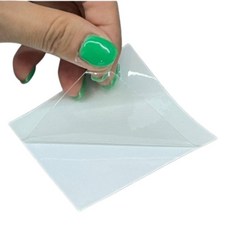 TPU 텐트 수선 스티커 방수 투명 천막 수선패치 7cm 정사각, 1개