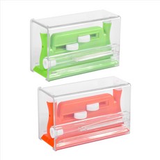 2pcs 자동 바늘 나일러 재봉 도구 바늘 스레더 자동 바늘 스레더 핸드 바느질, 녹색 및 오렌지 레드