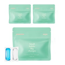 소소이지 이지 캡슐 식기세척기 클리너 2회분, 32g, 3개