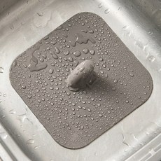 켈리미 배수구 커버 덮개 패드 화장실 욕실 싱크대 하수구 악취 냄새 차단 패드, 블루