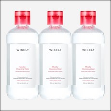 와이즐리 민감성 미셀라 클렌징워터, 3개, 500ml