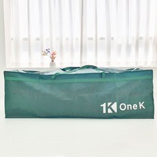 스트랩월드 더블/퀸/킹 토퍼 라텍스 메모리폼 매트리스 이불 보관 가방 라이드그레이 1개, 딥그린