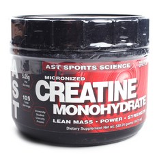 AST SPORTS SCIENCE 微粉化水肌酸粉, 1個, 530.25克