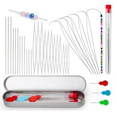 1세트 비딩 바늘 세트 긴 직선 비딩 바늘 큰 눈 구슬 바늘, Style 10
