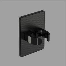 욕실 빗 보관 랙 벽걸이형 화장대 후크 보관함 나무 홀더 걸이형 정리함 플라스틱 재질, 색상 분류: 1. 블랙 (1개입)