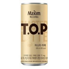 TOP 맥심 T.O.P 마스터 라떼, 200ml, 80개