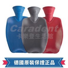 卡樂登德國原裝 Fashy 熱水袋 3色 單面斜紋 顆粒 注水式 裸袋 1.4L 保固兩年, 1個, 灰