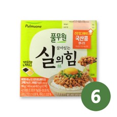 <식자재랜드>코스트코 풀무원 실의힘 국산콩 생나또 48.5g12개1박스 국내산나또, 48.5g, 12개