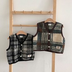 댄디체크 아동 뽀글 조끼 802015 ko9+578wn