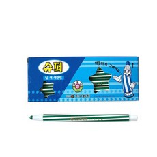 핫세언니 채점색연필 초록 12자루 지구화학색연필