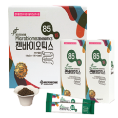 (구매BEST)(본품30포+10포선물증정)젠바이오틱스 차전자피 유산균 식이섬유 마이크로바이옴, 75g, 2개