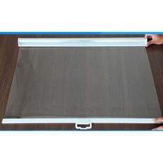 쇼케이스 커버 롤스크린 투명 필름 과일 술장고 오픈, 115cm에는구멍이있고(기본풀아웃은1.5m)