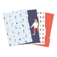 Filofax 리필 가능한 노트북 액세서리 Together Collection A5 사이즈 탭이 있는 노트북 디바이더 4개 세트 (B132802), Filofax 리필 가능한 노트북 액세서리, Toget