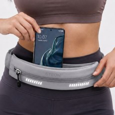 스테온 초경량 방수 러닝벨트, 그레이, 1개