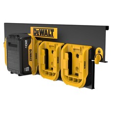 디월트 DEWALT 배터리 오거나이저 최대 4개의 보관 마운트 레일 워크샵 보관 시스템 호환 (DWST82819) 229353, DEWALT 배터리 오거나이저, 최대 4개의 배터리 보, 1개