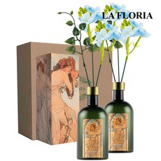 라플로리아 꽃 디퓨저, 2개, 500ml, S5.장미뿜뿜향/A11.자스민꽃(소)-L12/스카이