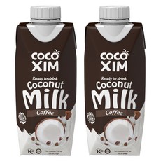 [공식수입사] 코코씸 코코넛밀크 다크초콜렛맛, 2개, 330ml