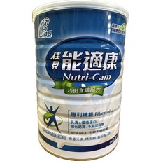 佳貝能適康 成人均衡營養配方奶粉 含膳食纖維 多種維生素 適合中老年人營養補充, 1.8kg, 4個