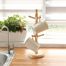 Jangs 원목 컵걸이 커피잔걸이