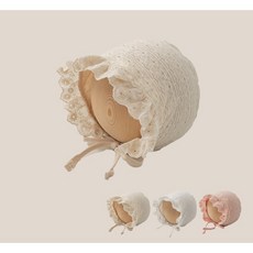 여아 아기 모자 레이스프릴보넷모자