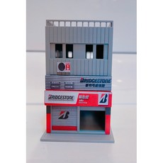 N規 1:150/1:64 比例場景模型：輪胎維修店 (嘉實多/米其林輪胎/普利司通輪胎館/光陽機車), C款 普利司通輪胎館 1:150 現貨, 1個
