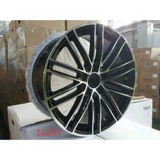 FK鋁圈 20吋 5/130 EP14233 亮黑底車面 提升操控性與行車安全, 1個