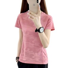 Vezri 여성용 신축성 반팔 요가 필라테스 상의