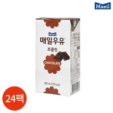 매일 멸균우유 초코, 200ml, 24팩