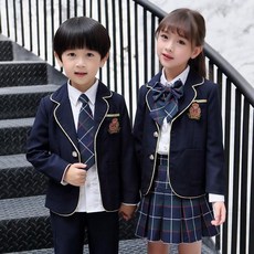 兒童學院風套裝JK套裝春秋三件套校服男女童小學生園服班服西裝英倫風春秋季幼兒園服裝