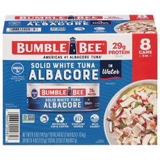 범블비 솔리드 화이트 알바코어 참치 (물 5온스 8개입), 1.2kg, 1개