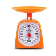 다와 맘쿡 가정용 주방저울, 2kg, 오렌지, MKS-2000