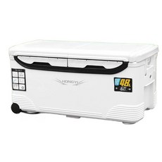 갈치 쿨러 낚시 아이스박스 대형 대용량, 48L 화이트+블랙
