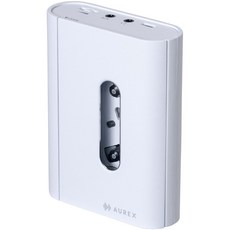 Aurex 藍牙無線卡式錄音機, WHITE, AX-W10