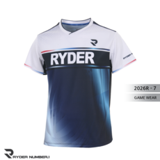 라이더 2026R-7 경기복 게임웨어 반팔티 배드민턴 피클볼 탁구 스쿼시 스포츠의류