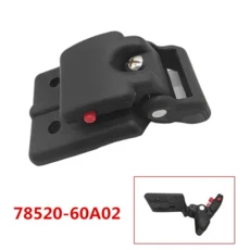 스테디 1 PCS 78520 60A02 자동차 소프트 탑 후크 잠금 브래킷 스즈키 Jimny/Vitara/Grand 용 검정색, 01 Black