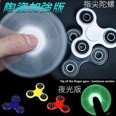 指尖陀螺 可轉3分鐘 手指陀螺 手指玩具 紓壓神器 療癒 解壓 放空, 螢光版, 1個