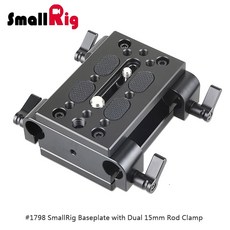 三重 大人氣 SmallRig 1798 底板 帶 雙15mm 桿夾, 1個