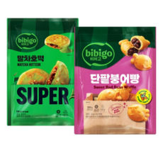 CJ 말차호떡+단팥붕어빵, 1세트, 210g