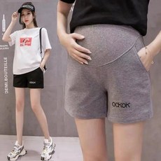 孕婦褲 孕婦短褲 托腹褲 夏季外穿寬鬆孕婦褲 夏裝薄款純棉休閒打底褲 運動短褲子