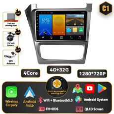 폭스바겐 2010-2019용 안드로이드 15 카 라디오 멀티미디어 플레이어 GPS 오토 스테레오 헤드 유닛, 12 4G-32G AHD