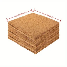 야자 매트 친환경 코코넛 섬유 & 닭 둥지 패드 재사용 가능한 산란용 침대 내구성 있는 가금류 사육장, 1pc, 1개
