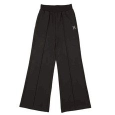 高腰寬鬆運動長褲 字母刺繡設計 舒適透氣材質 時尚運動風女款長褲