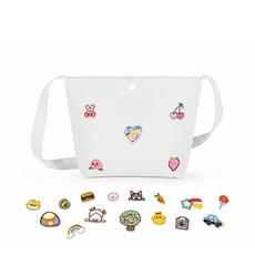 패치 세트(화이트) 꾸미기 DIY 크로스백, 밀리터리(ML)